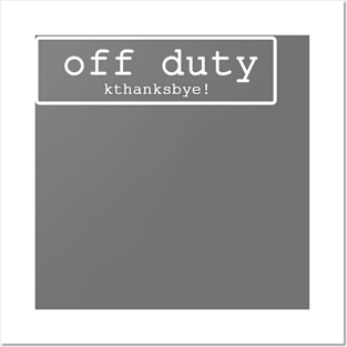 No. 1 Off Duty Ed.2 Posters and Art